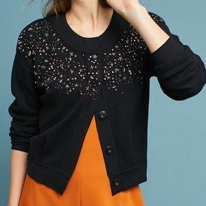 New Anthro Fallen Star Cardigan Sweater by Moth
